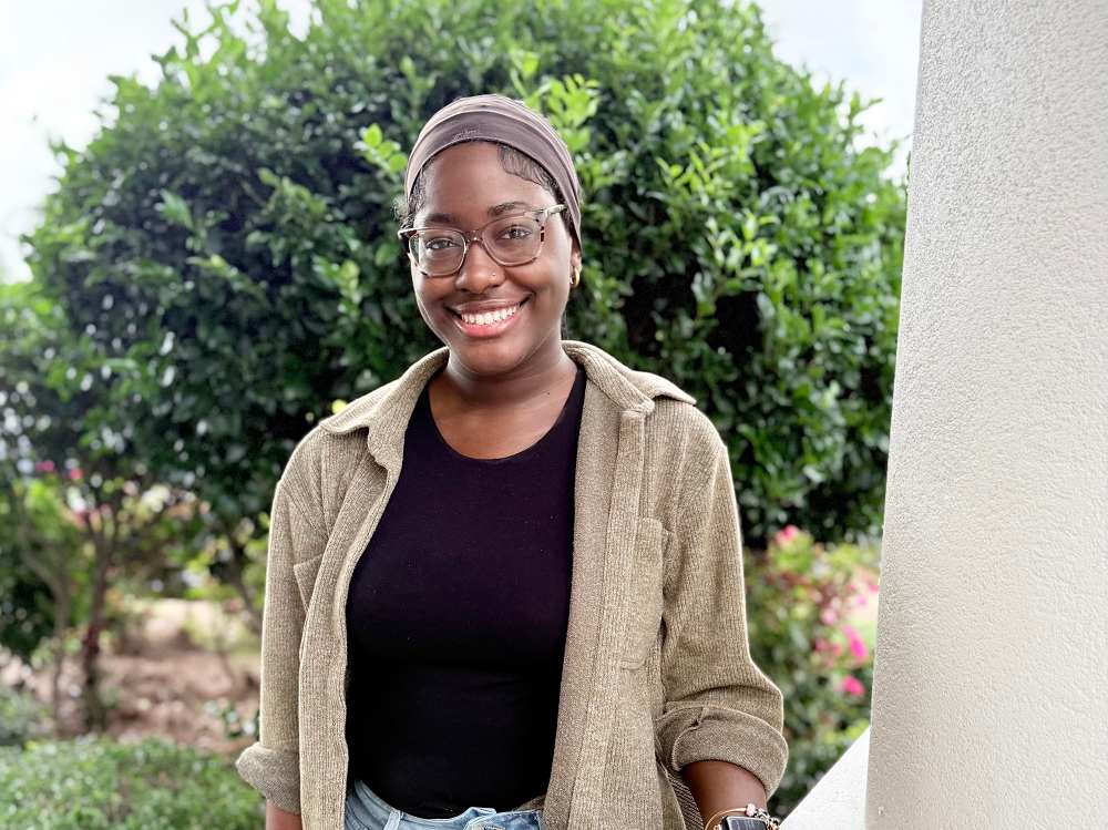 A The Bradford Skilled Nursing and Rehabilitation patient posing for a photo in Shreveport, LA.